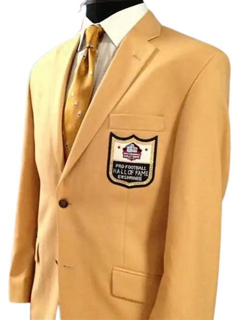 nfl hall of fame jacket replica|hall of fame gold jacket.